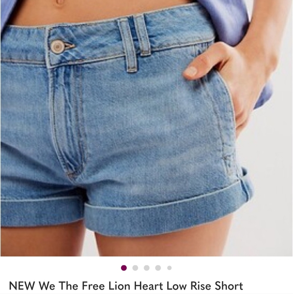 NWT! Free People Jean Shorts